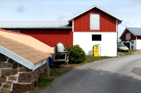 Yard on a farm in Immestad