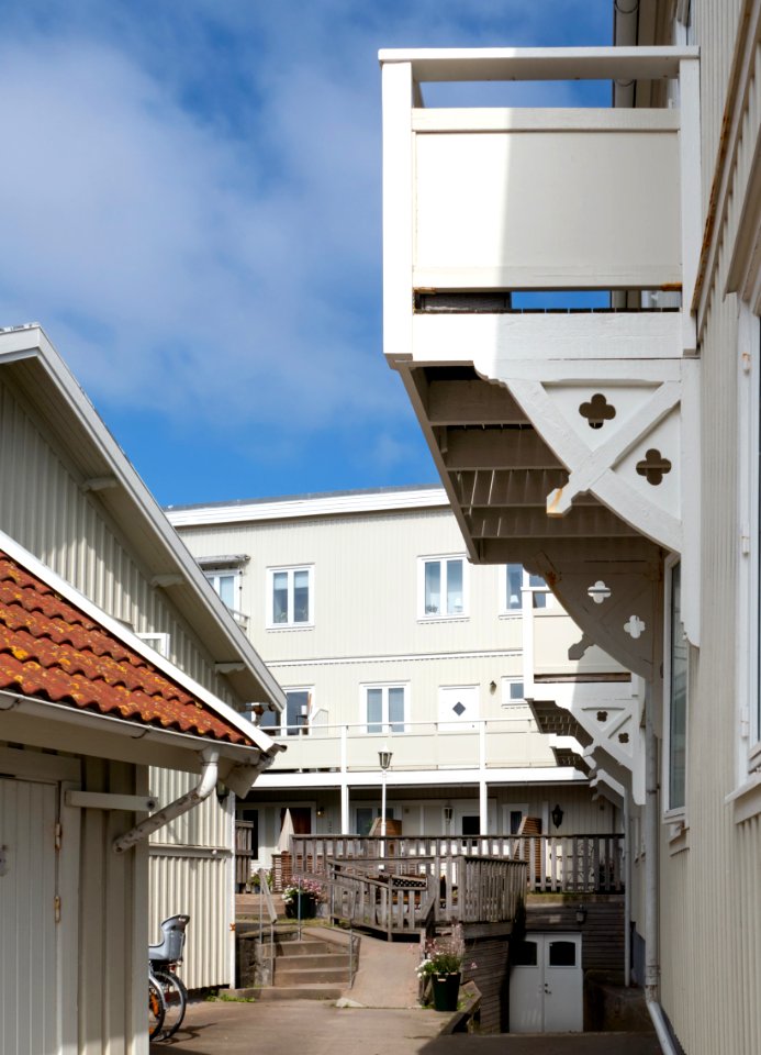 Yard at Norra Hamngatan 2, Gamlestan, Lysekil