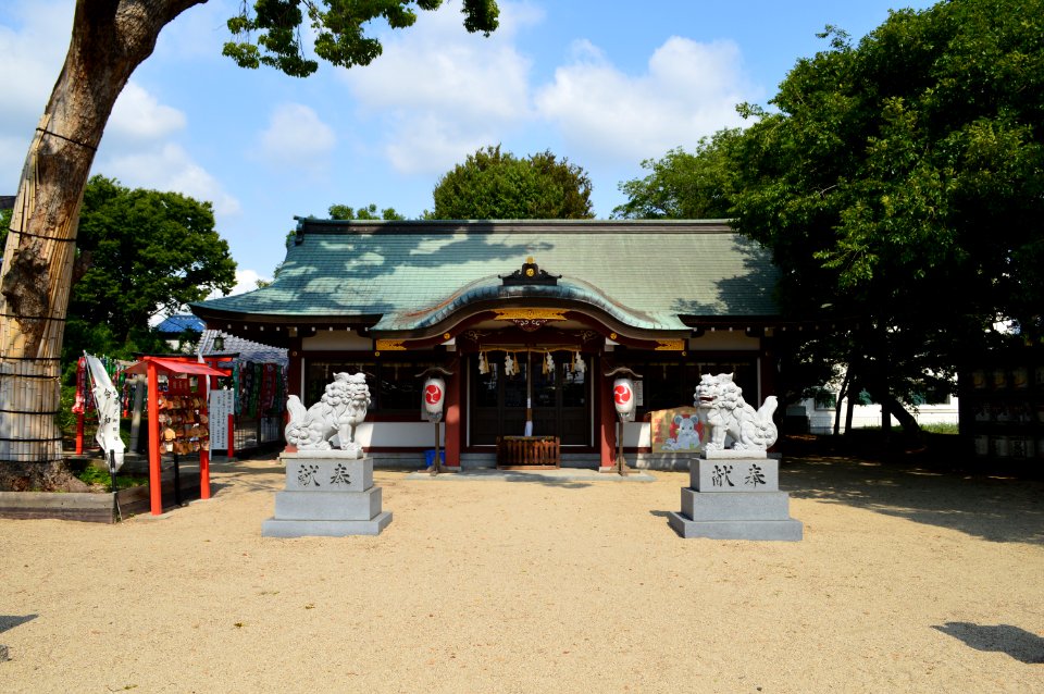 Yahagi-jinja (Yao), haiden