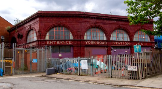 York Road station building