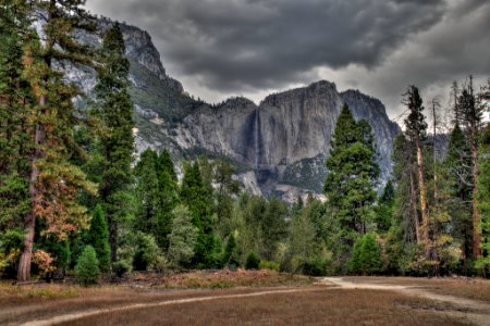 Yosemite Falls low flow 2 photo