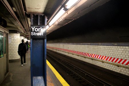 York Street (IND Sixth Avenue Line), Sept 2017 1 photo