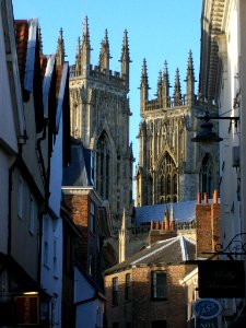York, West towers of Minster photo