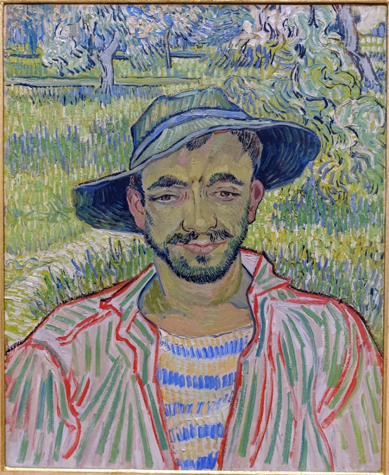 Young Peasant (Il giardiniere) by Vincent Van Gogh, 1889 - Galleria nazionale d'arte moderna - Rome, Italy - DSC05543