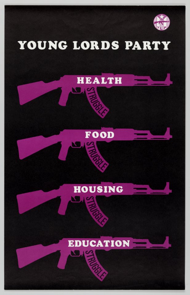 Young Lords Party - Health, Food, Housing, Education