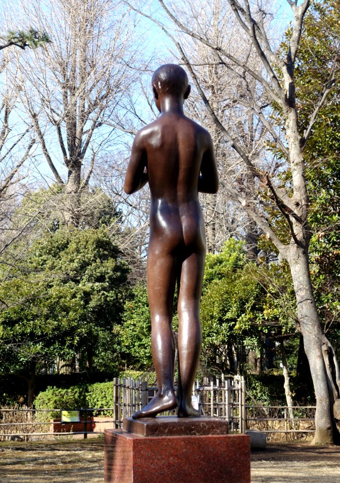 Youth Playing a Flute - Arisugawa-no-miya Memorial Park - DSC06841