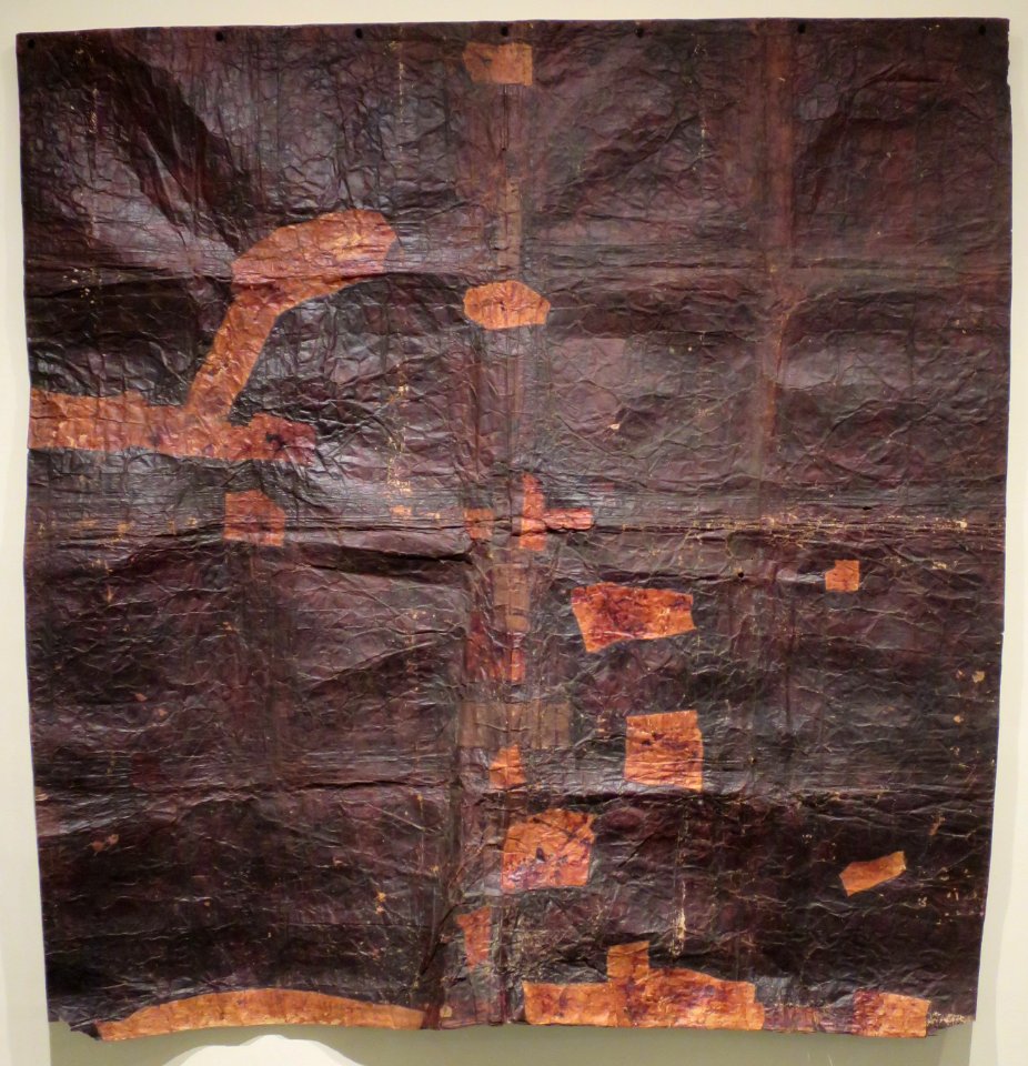 Yuton (paper floor mat) from Japan, Honolulu Museum of Art, 2014-50-01