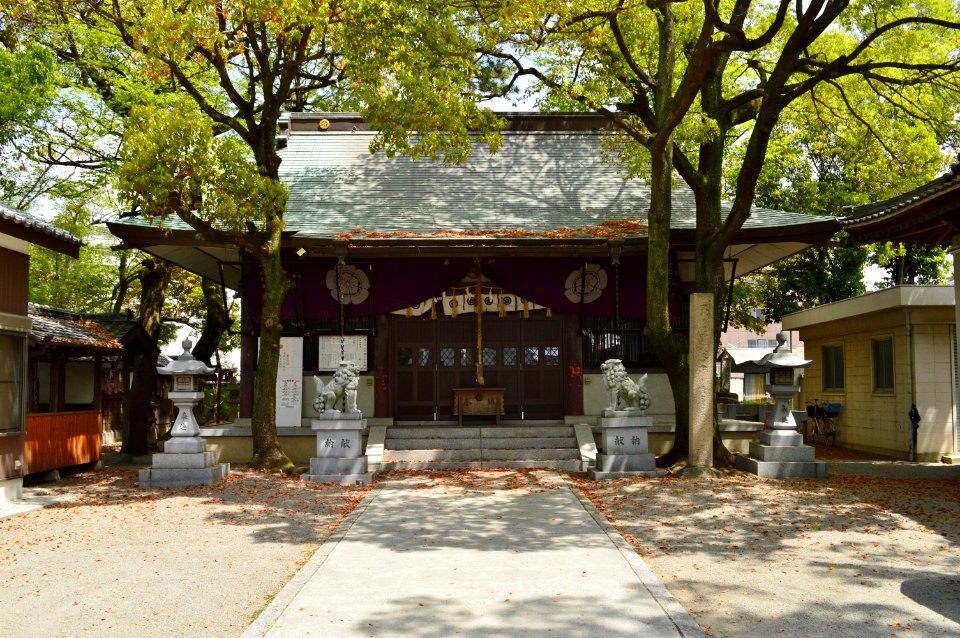 Yuge-jinja (Yuge, Yao), haiden