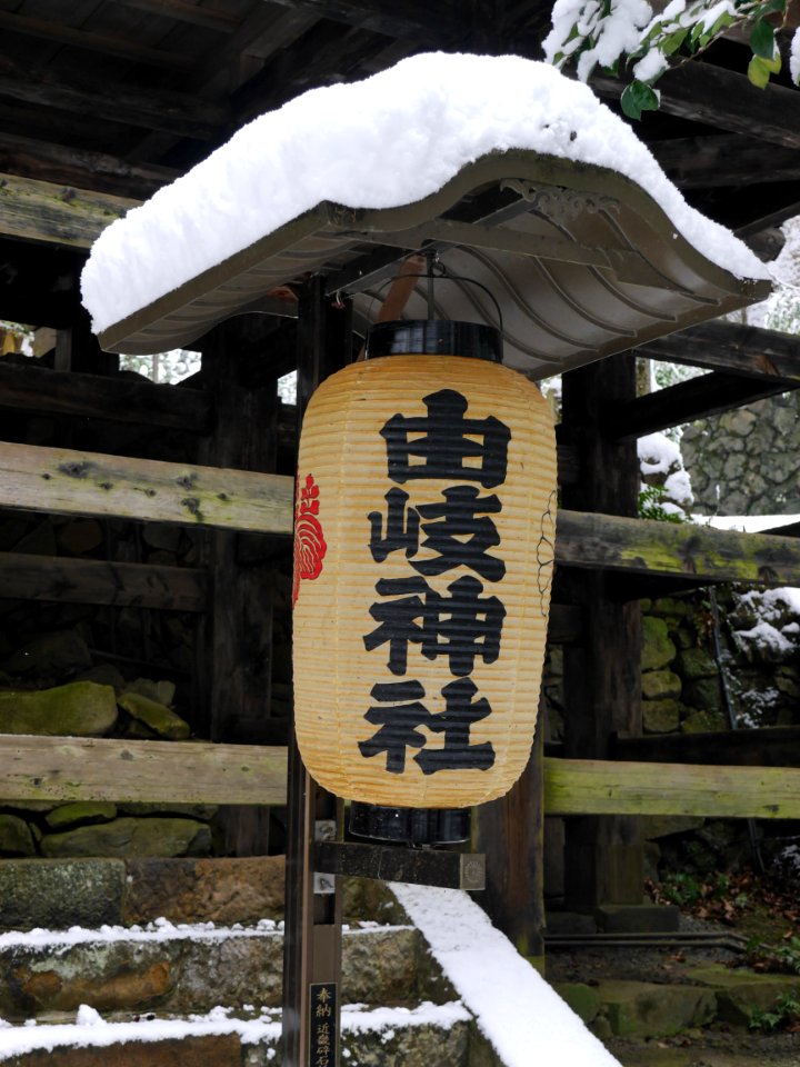 Yuji jinja shrine Chochin 20190114