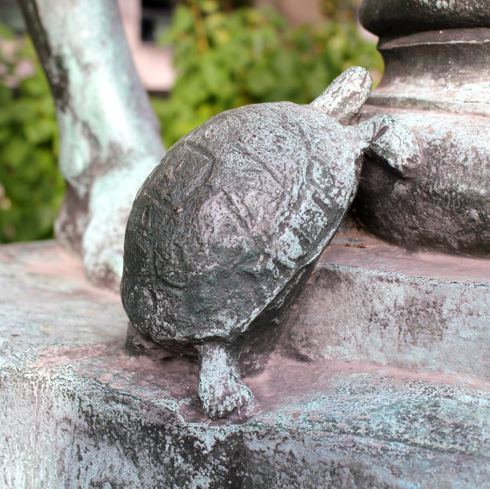 Yngling med sköldpadda, Museiparken (3)