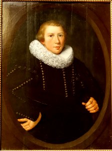 Young Boy, artist unknown, 1600s, oil on panel - Jordan Schnitzer Museum of Art, University of Oregon - Eugene, Oregon - DSC09583