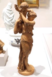 Young Woman Carrying a Child on her Right Shoulder, Claude Michel called Clodion, 1790-1800, terracotta - Fogg Art Museum, Harvard University - DSC01306