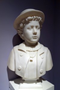 Young Boy by Longworth Powers, c. 1870-1880, marble - New Britain Museum of American Art - DSC09312