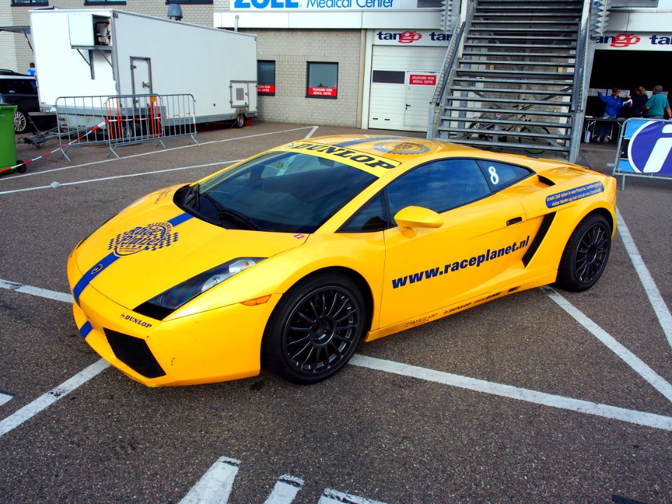 Yellow Lamborghini Gallardo, Race Planet at Zandvoort, pic4