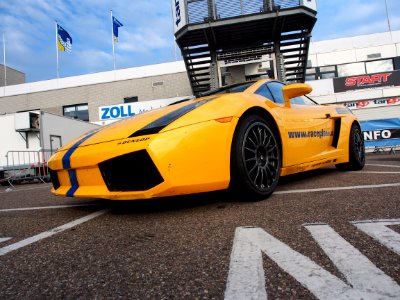 Yellow Lamborghini Gallardo, Race Planet at Zandvoort, pic6