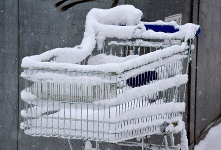 Shopping snowed in turned off