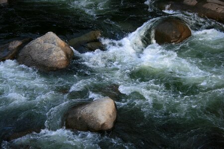 Stream waterfall merced river photo
