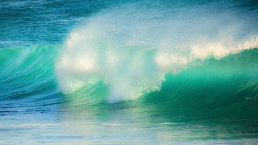 Ocean water turquoise photo