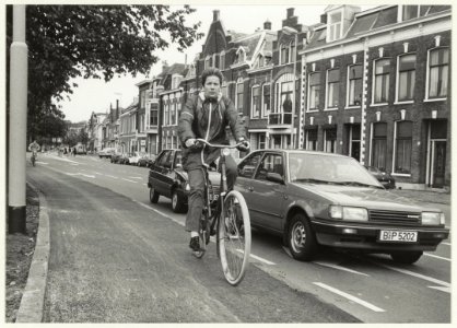 Zijlvest tussen de Raaks en de Zijlstraat ziende naar het noorden. NL-HlmNHA 54020668