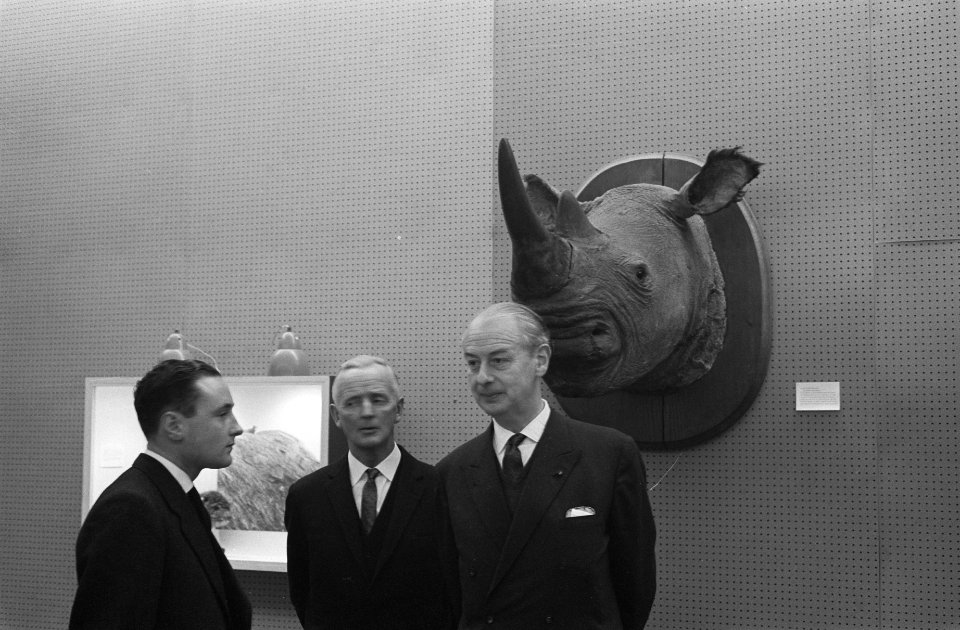 Zijne Excellentie dr. W. Drees het patronaat aanvaard van de tentoonstelling Af, Bestanddeelnr 914-9066