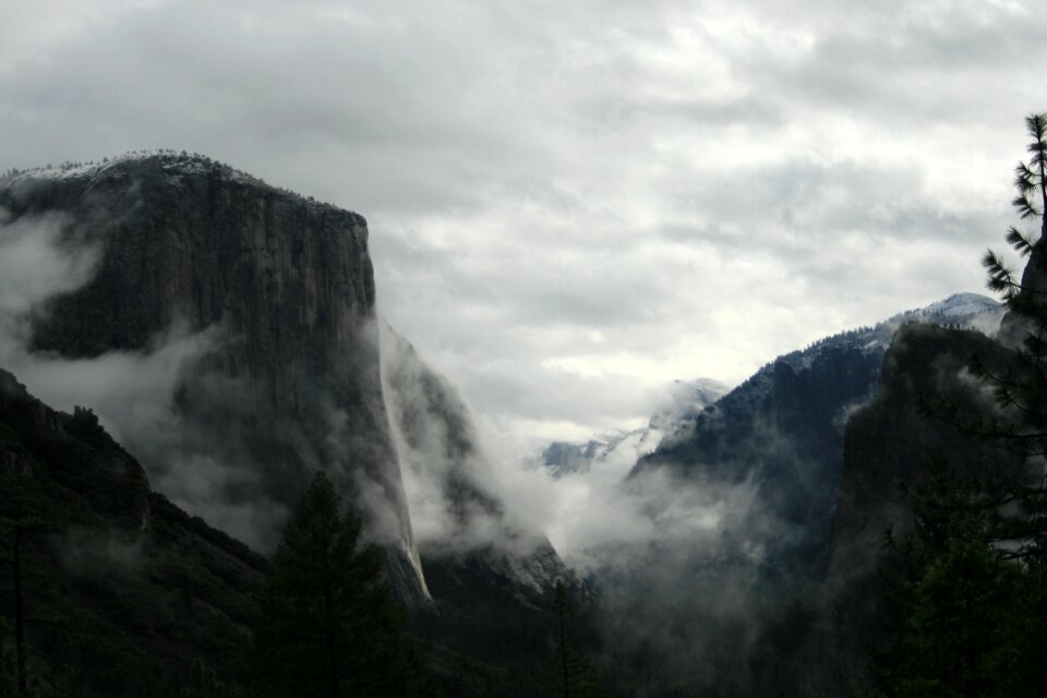 Panoramic outdoors yosemite