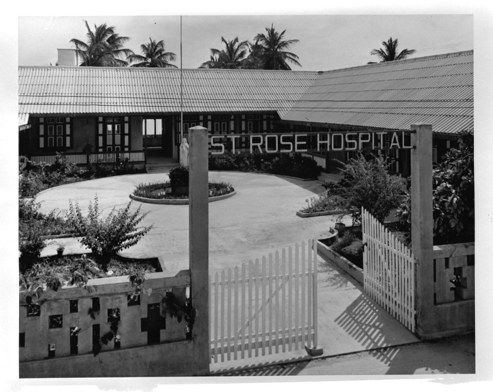 Ziekenhuis St. Rose Hospital in Philipsburg, de hoofdstad van St. Maarten, Bestanddeelnr 935-1268