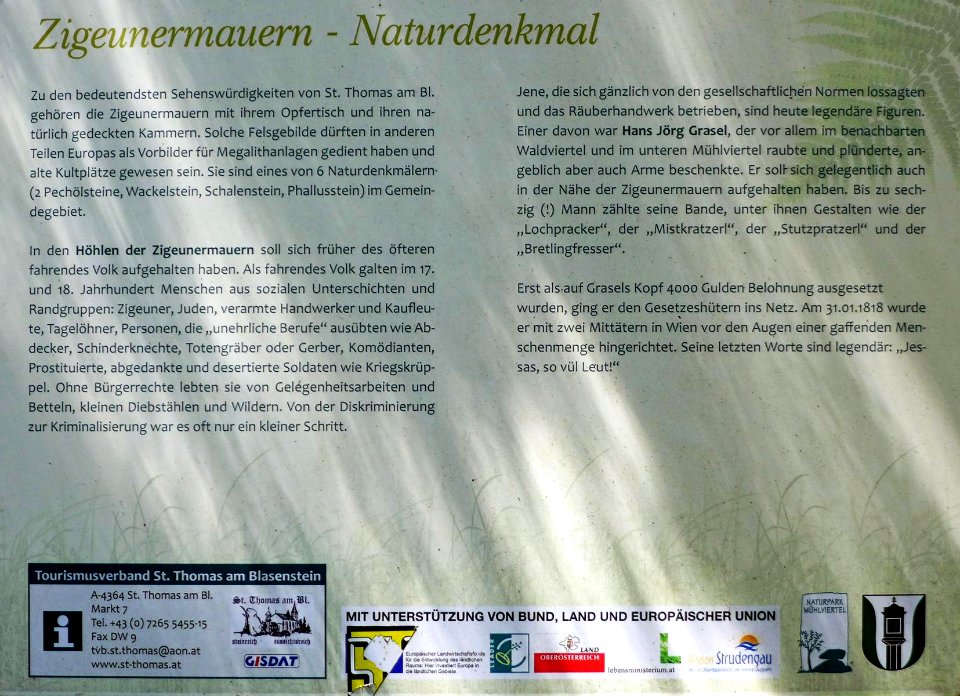 Zigeunermauern-Sankt-Thomas-Oberoesterreich-Infotafel