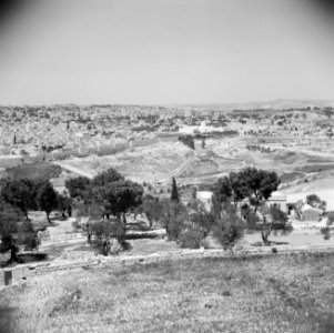 Zicht op de stad Jeruzalem, Bestanddeelnr 255-5191