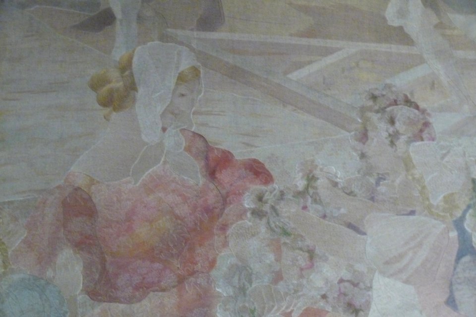 Zijdetapijt door Hélène et Isidore de Rudder (detail)