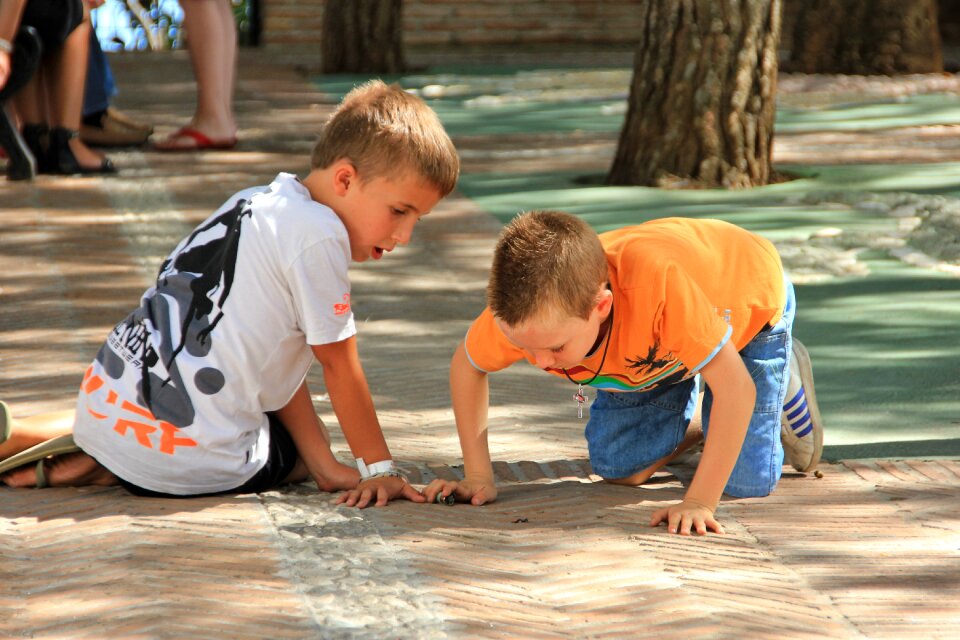 Boy family leisure