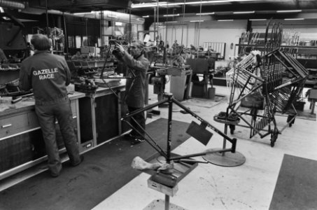 Zesmiljoenste Gazellefiets fabricage van fietsen, Bestanddeelnr 933-3501