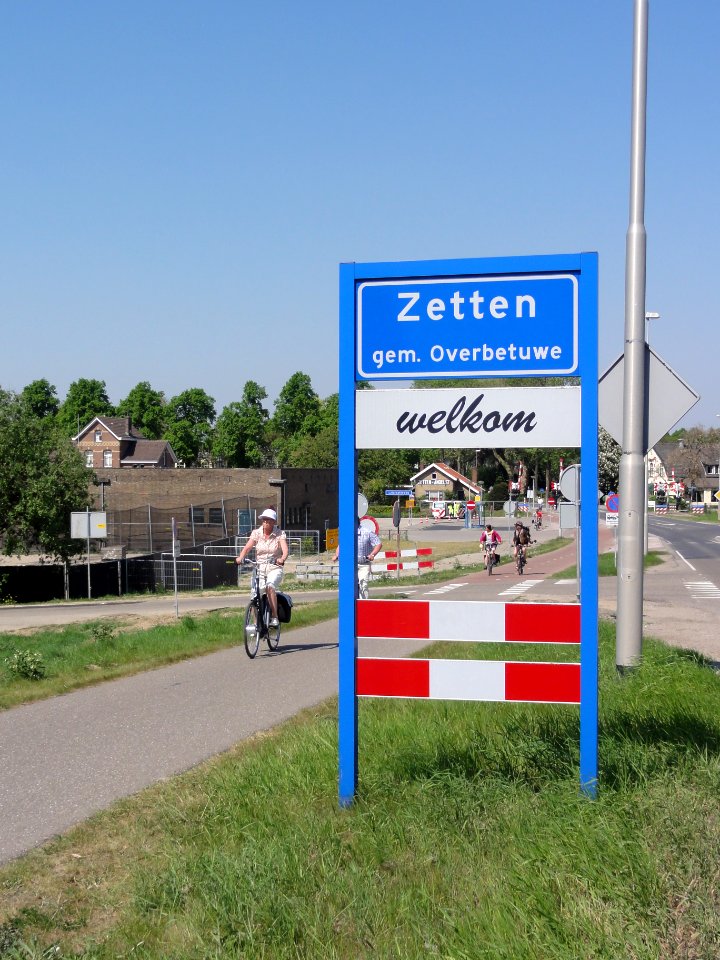 Zetten (Overbetuwe) welkomstbord