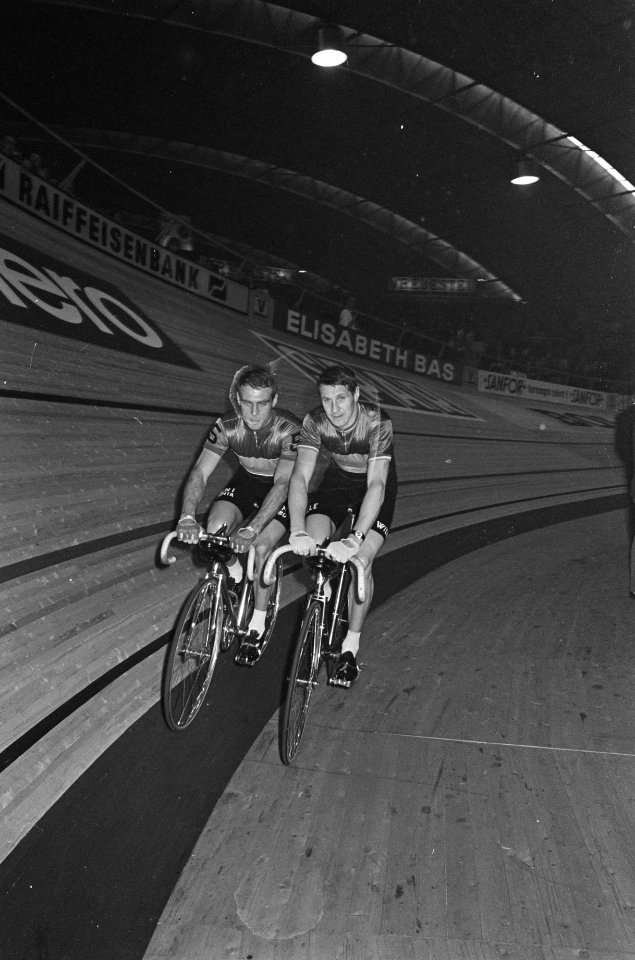 Zesdaagse Amsterdam, Peter Post met nieuwe koppelgenoot Altig, Bestanddeelnr 920-9078