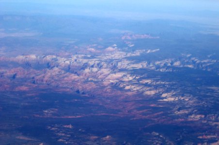 Zion National Park aerial photo May 2021