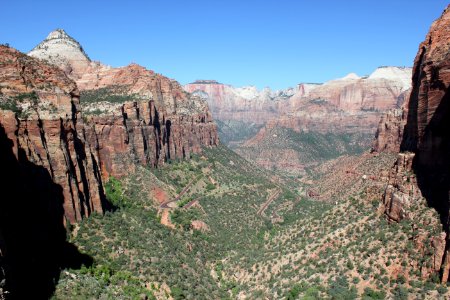 Zion National Park Canyon Overlook Trail View