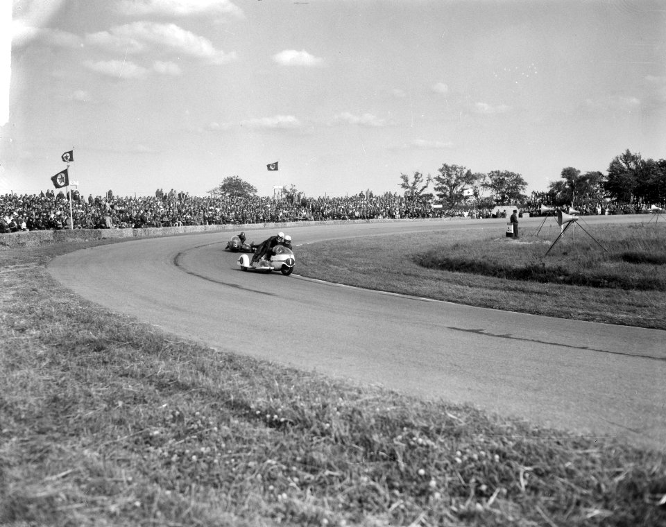 Zijspanrace. Max Deubel Emil Hörner, Bestanddeelnr 917-9065