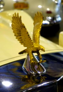 Zimmer Golden Spirit ornament - Automobile Driving Museum - El Segundo, CA - DSC01397