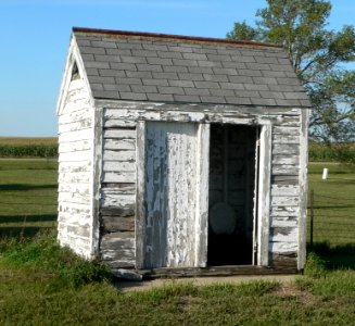 Zoar Lutheran Church outhouse 1