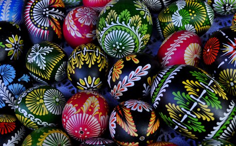 Easter eggs decoration traditional