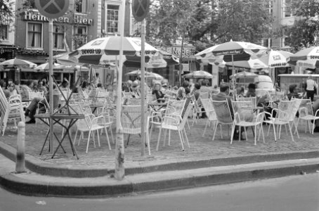 Zomer terrassen op het Leidseplein te Amsterdam, Bestanddeelnr 924-6699