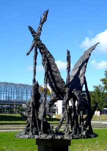 Zoetermeer kunstwerk vogels in het riet