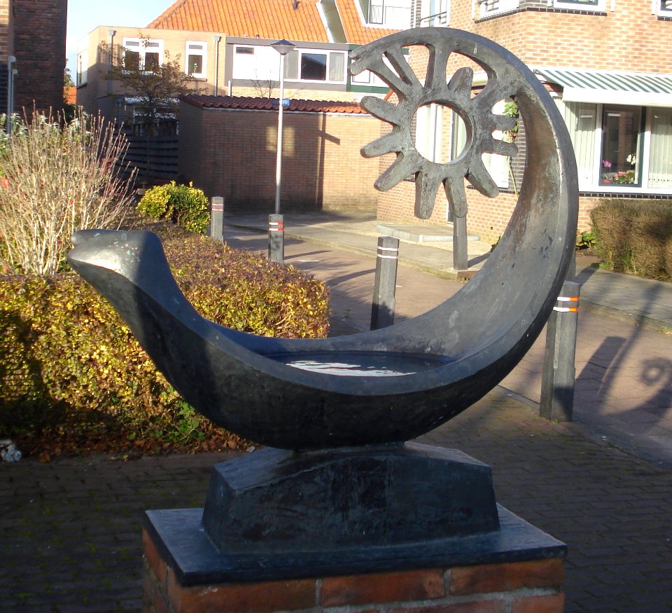 Zoeterwoude kunstwerk de zon over de zwet