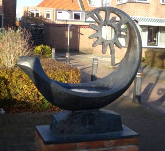 Zoeterwoude kunstwerk de zon over de zwet