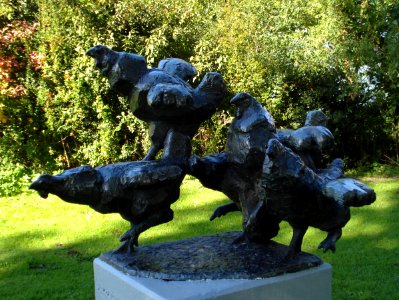 Zoetermeer kunstwerk kippen