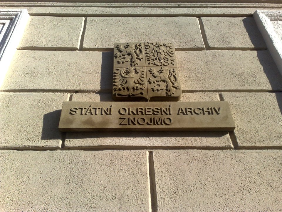 Znojmo - státní okresní archiv Znojmo A