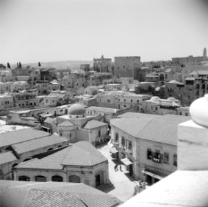 Zicht over de stad Jeruzalem, Bestanddeelnr 255-5200