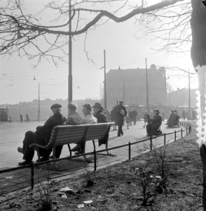 Zitje in zonnetje op Frederiksplein, Bestanddeelnr 905-5728