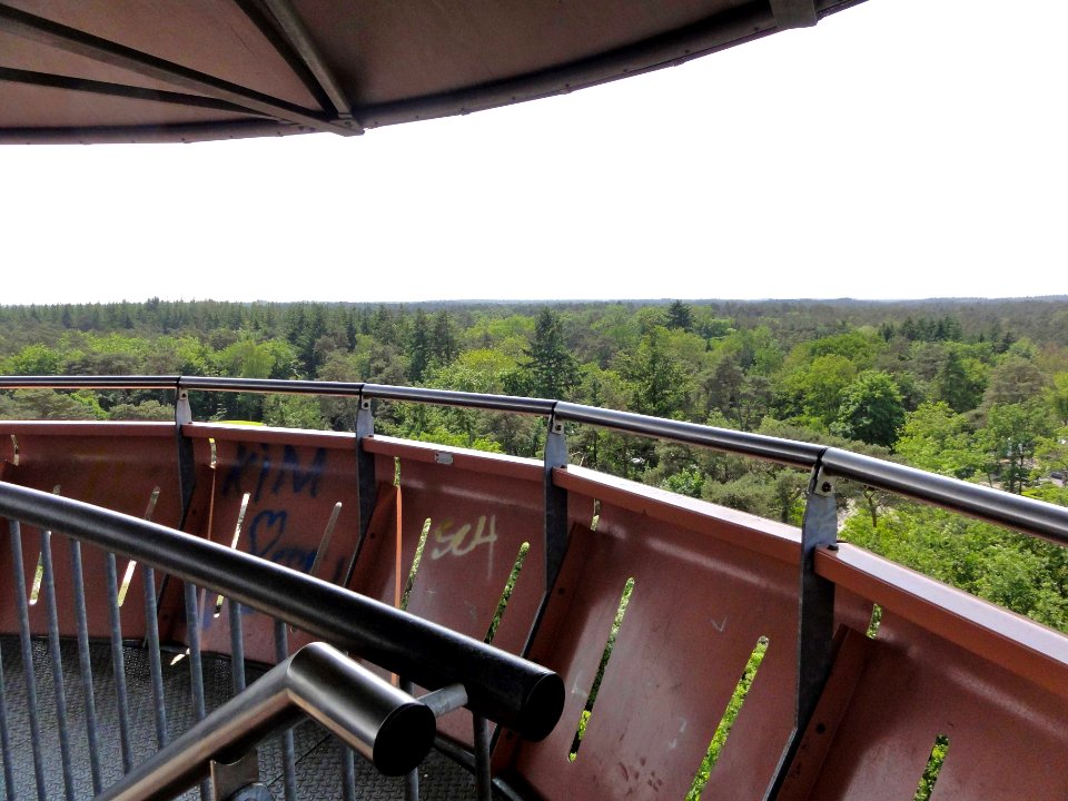 Zicht vanuit Nunspeet richting Hulshorsterzand