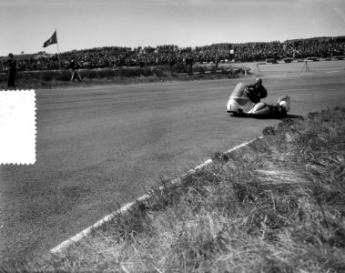 Zijspanrace Zandvoort. Jaccies Drion ( Ingeberg Stoll ) (Frankrijk), Bestanddeelnr 907-7840