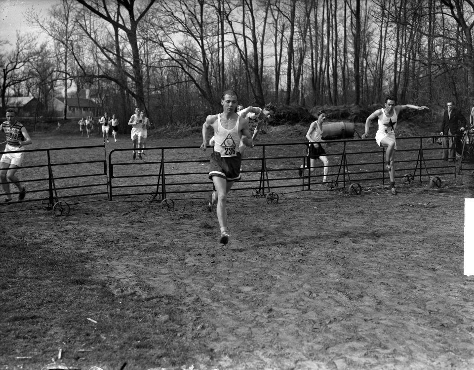 Zilverrust, veldloop 3500 m op Duindigt, Bestanddeelnr 903-3061